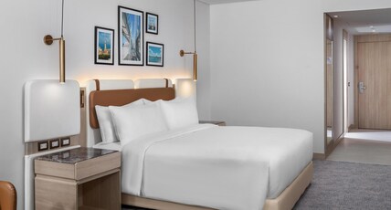 Hilton Alexandria Green Plaza Room Type - QUEEN GUEST ROOM POOL VIEW Hilton Alexandria Green Plaza Room Type - QUEEN GUEST ROOM POOL VIEW