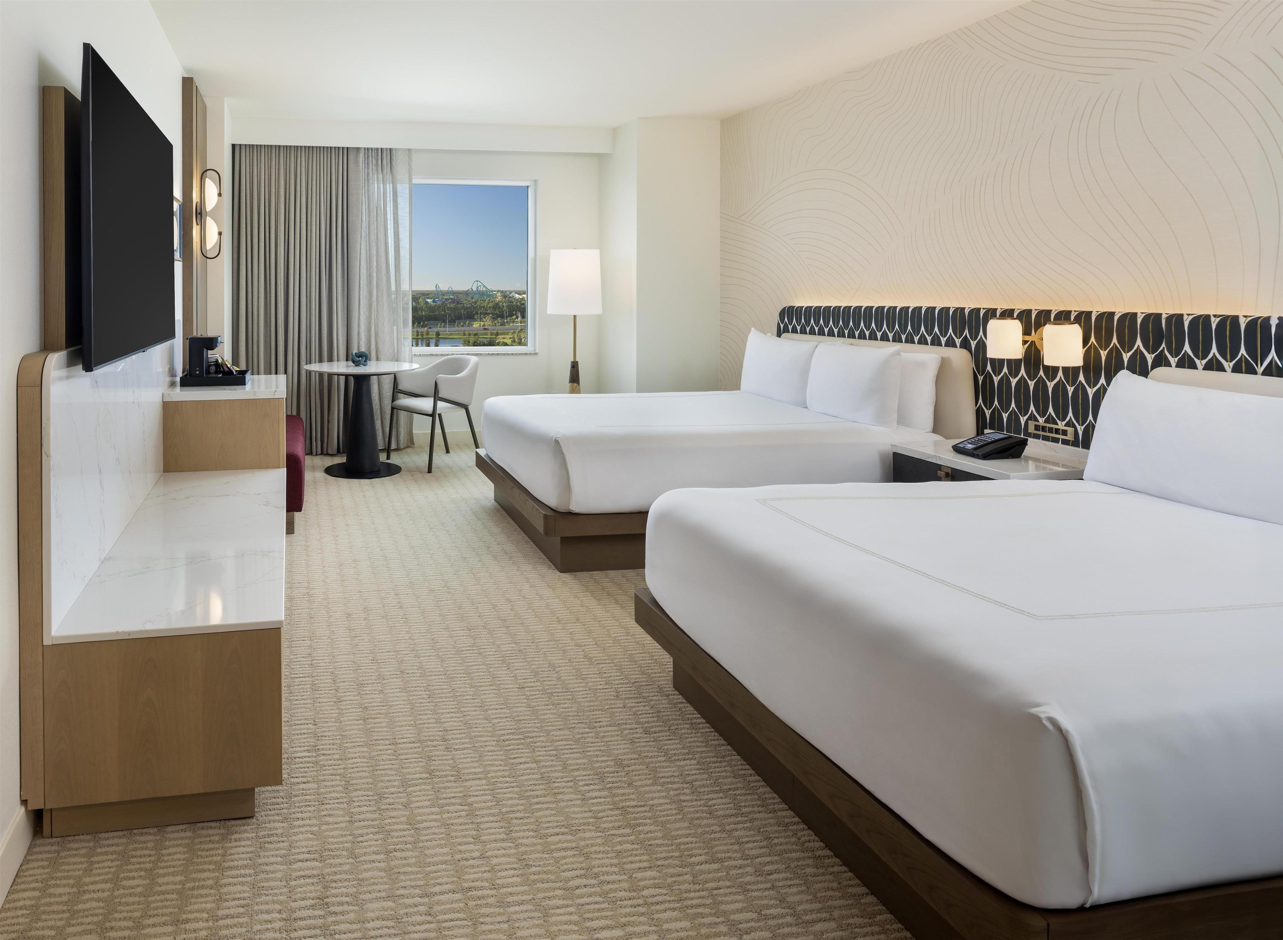 Hilton Orlando Room Type - 2 QUEENS POOL VW HIGH FL