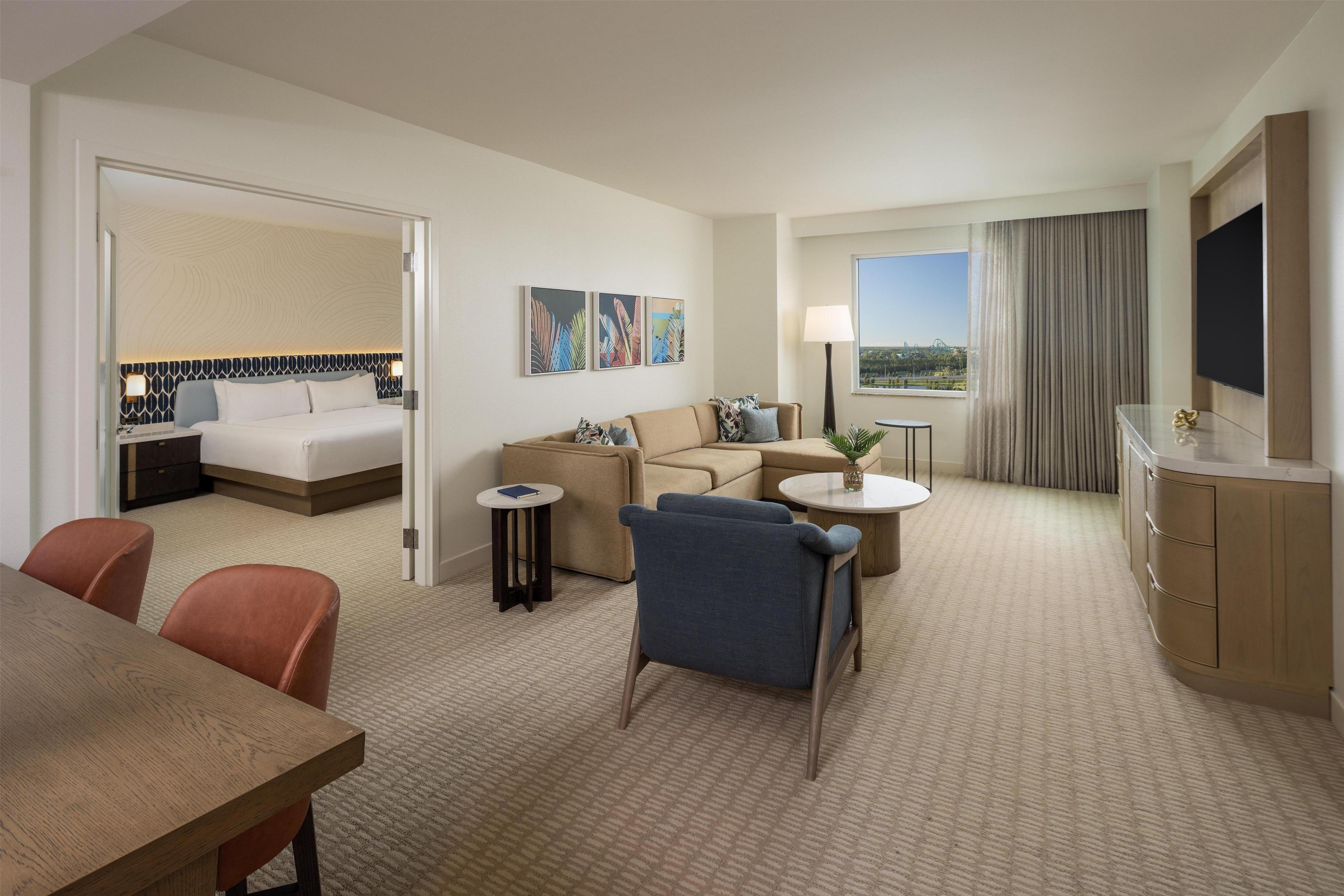 Hilton Orlando Room Type - 1 BEDROOM SUITE - 1 KING