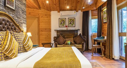 Span Resort & Spa, Manali - A Riverside Resort Room Type - Elite Superior Room with Sitout - Garden & Mountain View Span Resort & Spa, Manali - A Riverside Resort Room Type - Elite Superior Room with Sitout - Garden & Mountain View