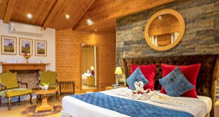Span Resort & Spa, Manali - A Riverside Resort Room Type - Elite Room with Private Sit Out - Garden View Span Resort & Spa, Manali - A Riverside Resort Room Type - Elite Room with Private Sit Out - Garden View