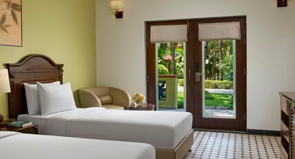 Novotel Goa Dona Sylvia Resort Room Type - Executive villa Room with 2 Single beds , Garden Side Novotel Goa Dona Sylvia Resort Room Type - Executive villa Room with 2 Single beds , Garden Side