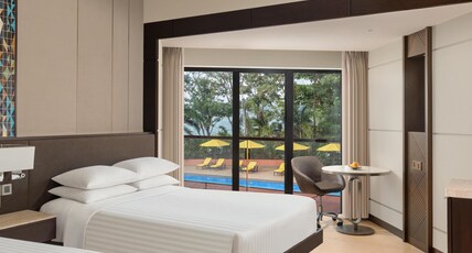 Goa Marriott Resort & Spa Room Type - Guest room, 2 Queen, Pool view