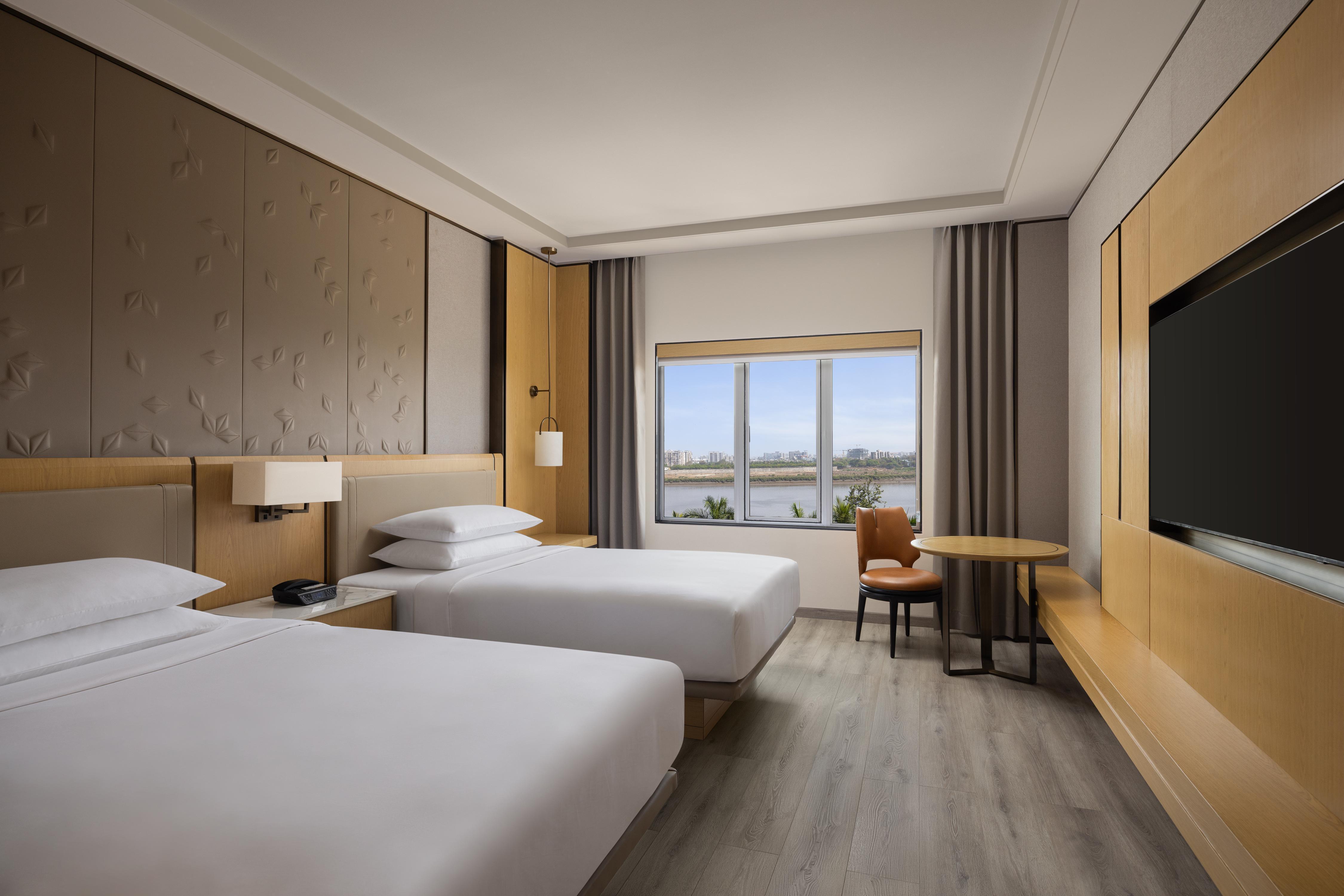 Surat Marriott Hotel Room Type - Deluxe Guest Room, 2 Queen, City View