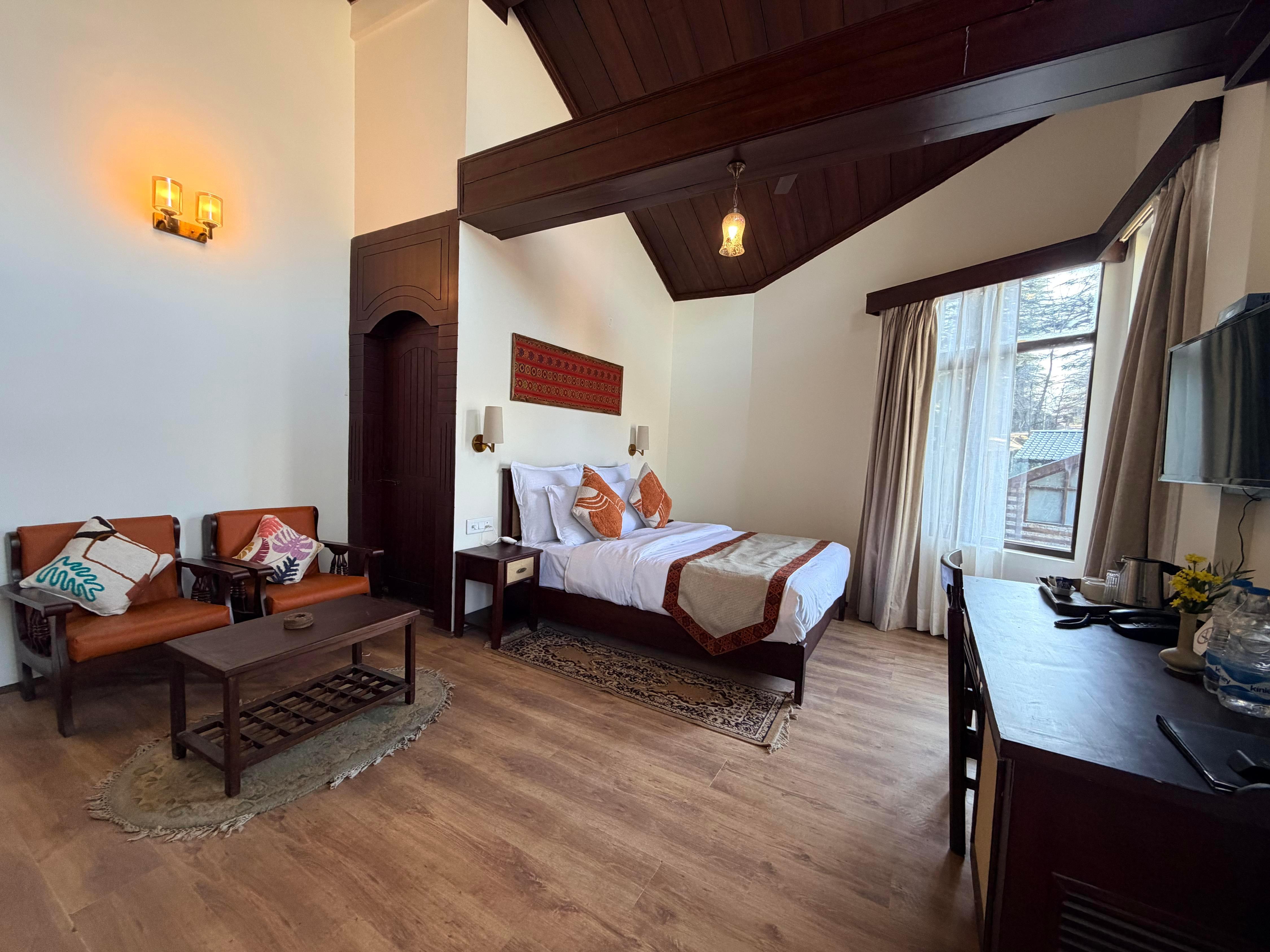 Heritage Satikva Resorts,Manali Room Type - Duplex Family Suite (With Valley View)