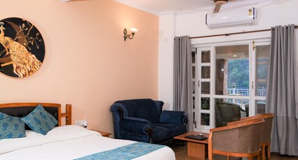Neelesh Inn - Luxury Lake View Resort with Swimming Pool on Bhimtal Lake Room Type - Lake Facing AC Deluxe Room on Ground Floor Neelesh Inn - Luxury Lake View Resort with Swimming Pool on Bhimtal Lake Room Type - Lake Facing AC Deluxe Room on Ground Floor