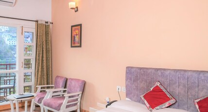 Neelesh Inn - Luxury Lake View Resort with Swimming Pool on Bhimtal Lake Room Type - Lake Facing AC Deluxe Room First Floor Neelesh Inn - Luxury Lake View Resort with Swimming Pool on Bhimtal Lake Room Type - Lake Facing AC Deluxe Room First Floor