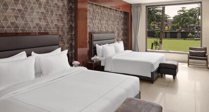Treat Resort Silvassa Room Type - Luxury Deluxe Garden View Room Treat Resort Silvassa Room Type - Luxury Deluxe Garden View Room