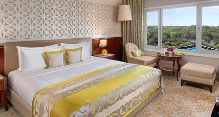 Taj Palace, New Delhi Room Type - Deluxe Room Pool View King Bed
