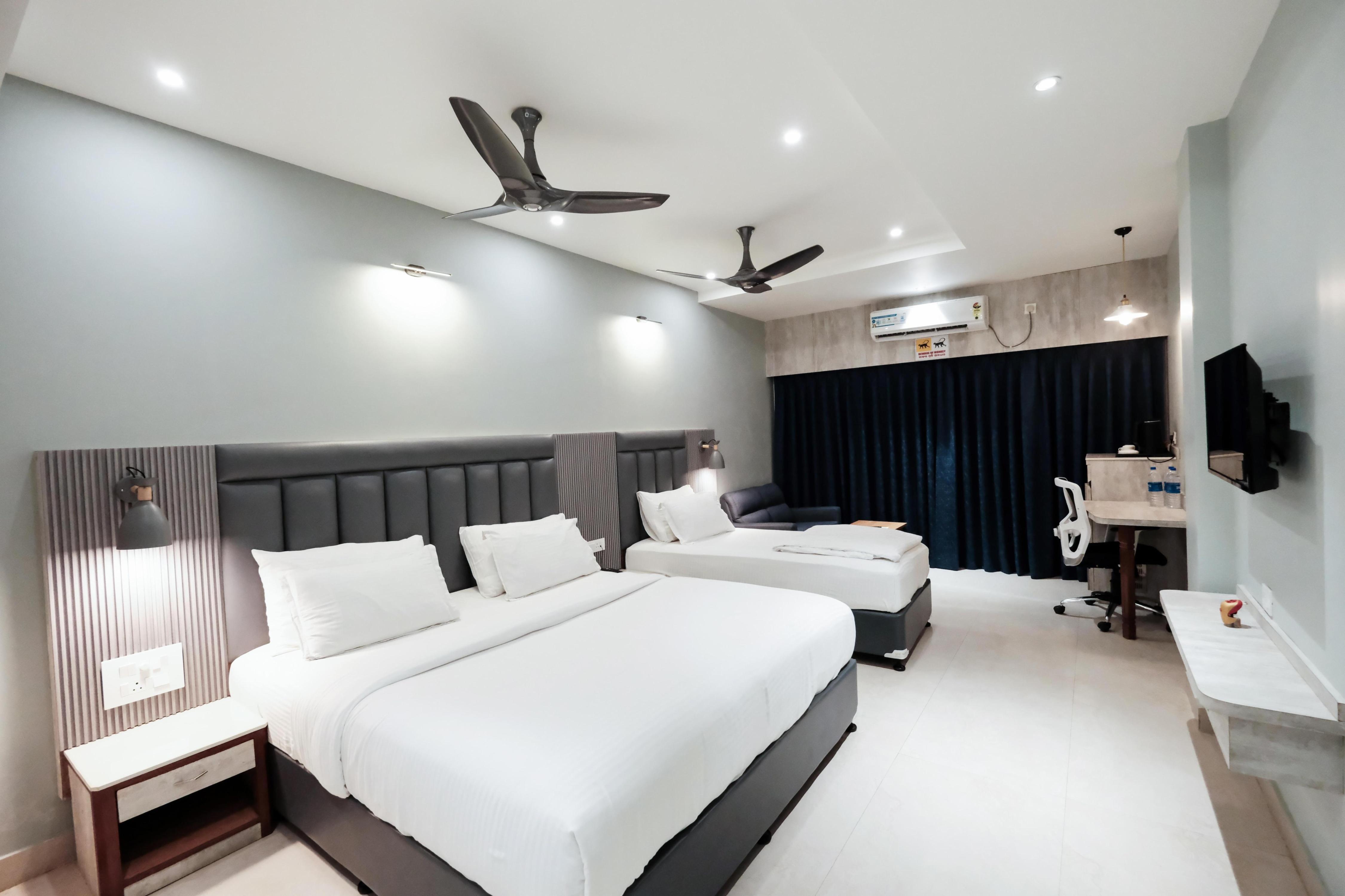 Hotel Lee Garden (5 min walk from Blue Flag beach) - Tap to explore photos