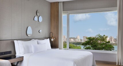 The Westin Mumbai Powai Lake Room Type - Suite Room, 1 King, Lake view with Bathtub The Westin Mumbai Powai Lake Room Type - Suite Room, 1 King, Lake view with Bathtub