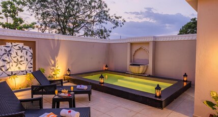 VIJAYSHREE RESORT, HAMPI. Room Type - Hemakuta Suite