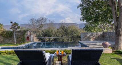 Tree of Life Resort and Spa, Jaipur Room Type - Two Bedroom Luxury Pool Spa Villa with Sunken Bathtub outside Tree of Life Resort and Spa, Jaipur Room Type - Two Bedroom Luxury Pool Spa Villa with Sunken Bathtub outside