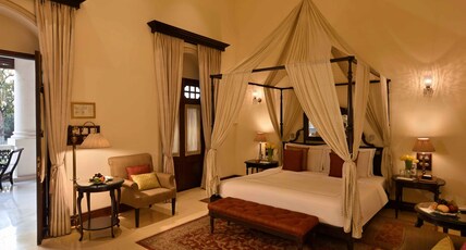 Taj Nadesar Palace, Varanasi Room Type - Palace Room Garden View King Bed