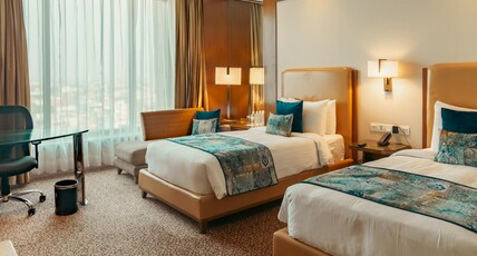 Crowne Plaza Hotel New Delhi Okhla by IHG Room Type - 2 Single Beds Standard Smoking Crowne Plaza Hotel New Delhi Okhla by IHG Room Type - 2 Single Beds Standard Smoking