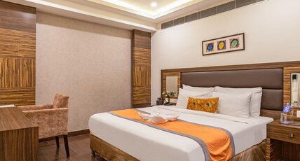 The Sea Valley Azure Near Udyog Vihar, Gurgaon Room Type - Deluxe Double or Deluxe Twin Room with Air Purifier & Bathtub The Sea Valley Azure Near Udyog Vihar, Gurgaon Room Type - Deluxe Double or Deluxe Twin Room with Air Purifier & Bathtub
