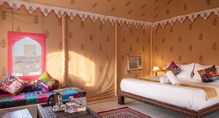 Pal Rajah Desert Camp Room Type - Family Sand Dunes Tents (AC Tents)