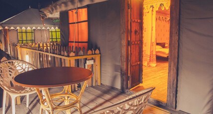 Foothill Pushkar Resort Room Type - Mountain View Machaan Tent With Private Sit Out