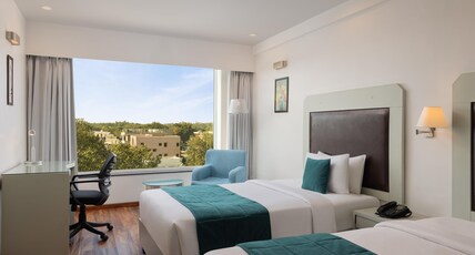 The Fern Residency Jodhpur, Series By Marriott Room Type - Winter Green, Guest room, 2 Twin, Limited view The Fern Residency Jodhpur, Series By Marriott Room Type - Winter Green, Guest room, 2 Twin, Limited view