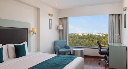 The Fern Residency Jodhpur, Series By Marriott Room Type - Winter Green, Guest room, 1 King, Limited view The Fern Residency Jodhpur, Series By Marriott Room Type - Winter Green, Guest room, 1 King, Limited view