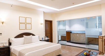 The BellaVista Hotel Chandigarh Room Type - Pool Suite with Plunge Pool and Panoramic View The BellaVista Hotel Chandigarh Room Type - Pool Suite with Plunge Pool and Panoramic View