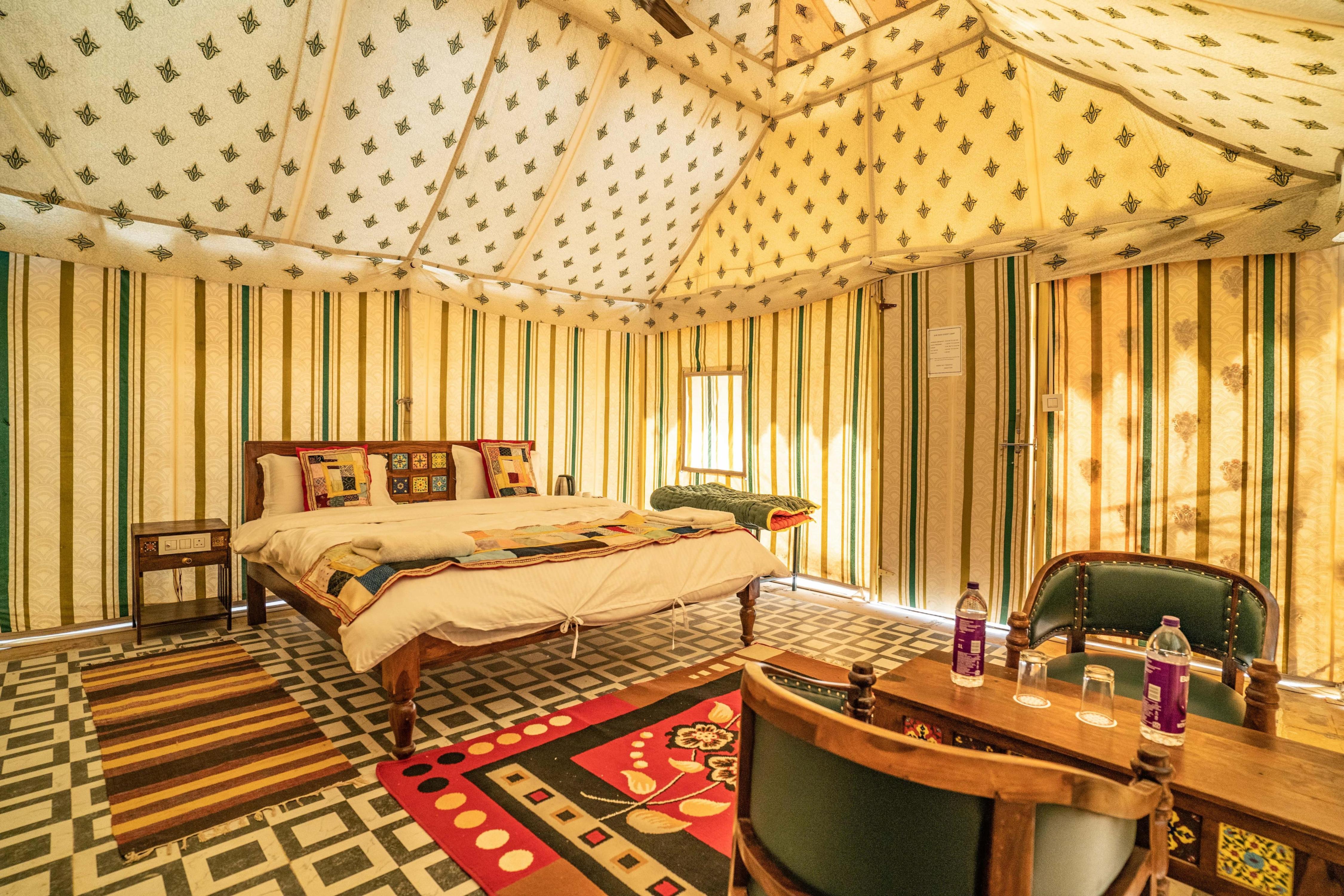 KK Resort & Camp (Pure Vegetarian) Room Type - Royal Swiss Tent with Free Camel Safari
