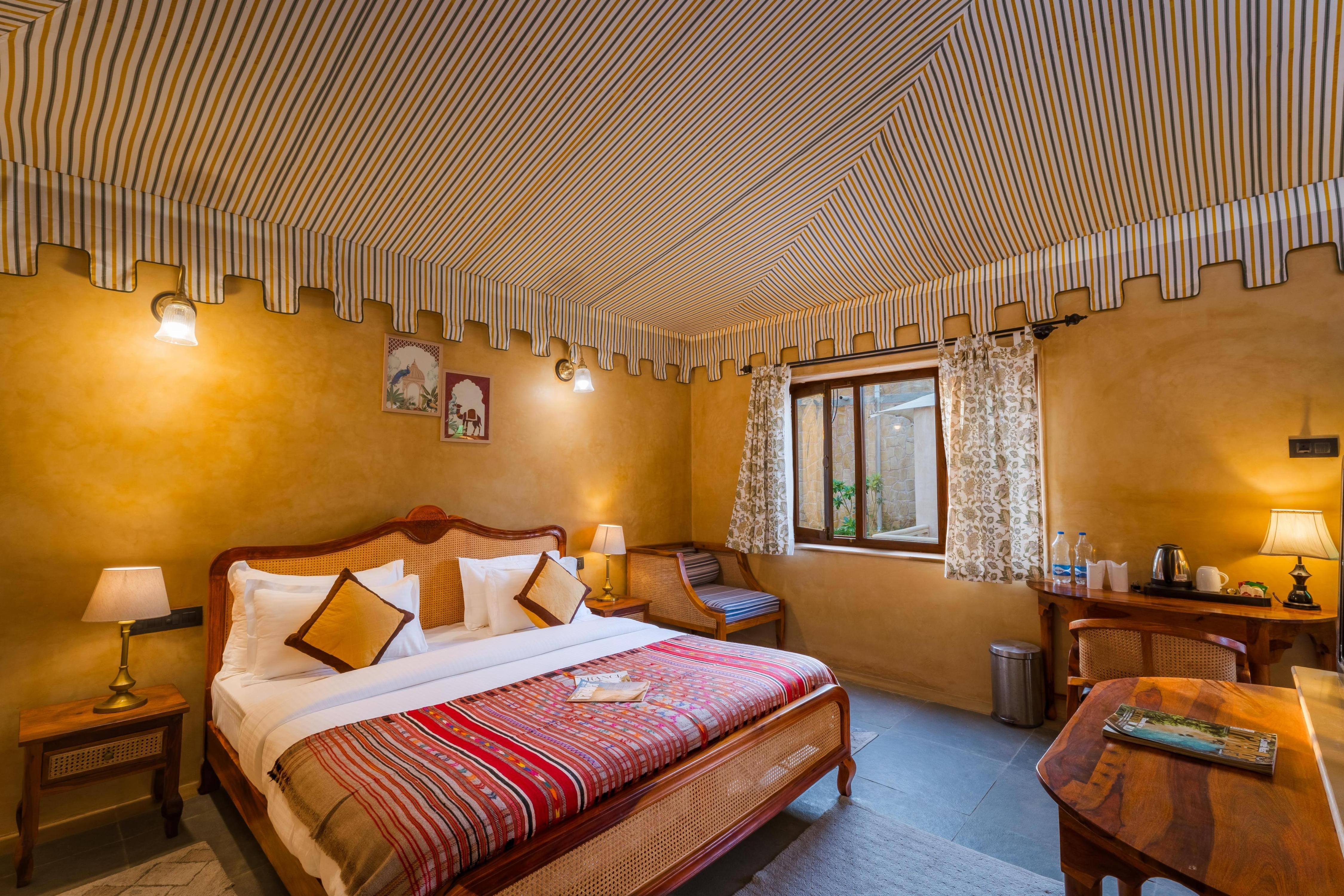 The Mama's Resort and Camp | A Poolside Paradise in the Thar Room Type - Royal Suite Tent With Private Plunge Pool