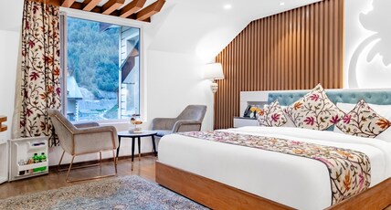 Sindh Resorts & Spa (River View) Room Type - Premium Deluxe with Mountain View and Garden View Sindh Resorts & Spa (River View) Room Type - Premium Deluxe with Mountain View and Garden View