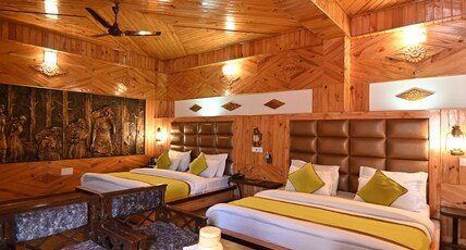 Hotel Royal Palace Kasol Room Type - Four Beded Room- NO Balcony View Hotel Royal Palace Kasol Room Type - Four Beded Room- NO Balcony View