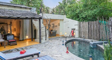 Paatlidun Safari Lodge, Jim Corbett Room Type - Premium Pool Villa with Sky Bed (Plunge Pool and Bathtub)