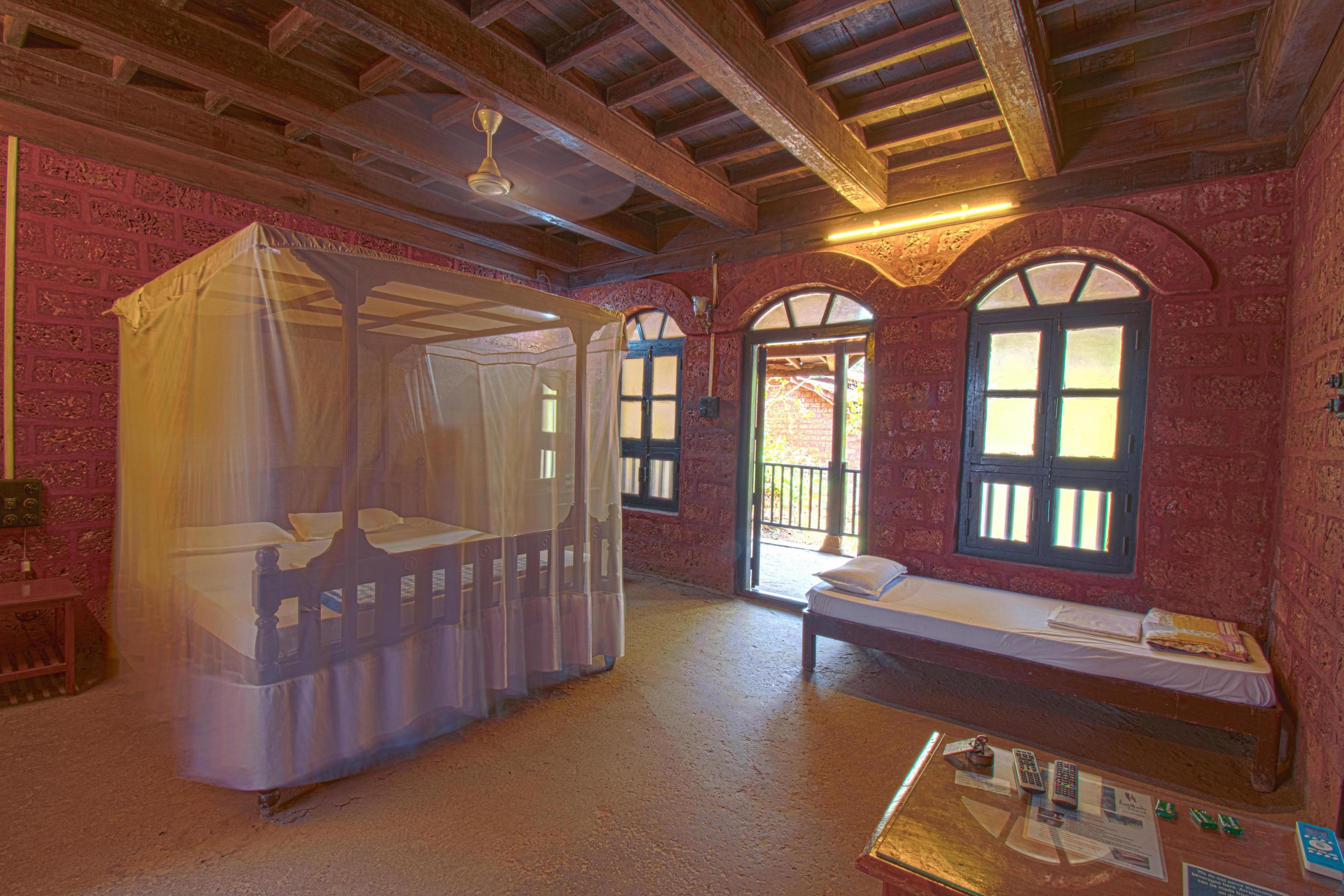 Konkan Nest Room Type - Super Deluxe AC Room ( Triple Bed )