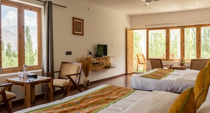 Karma Inn, Hunder Nubra Valley Room Type - Family Room with Valley View