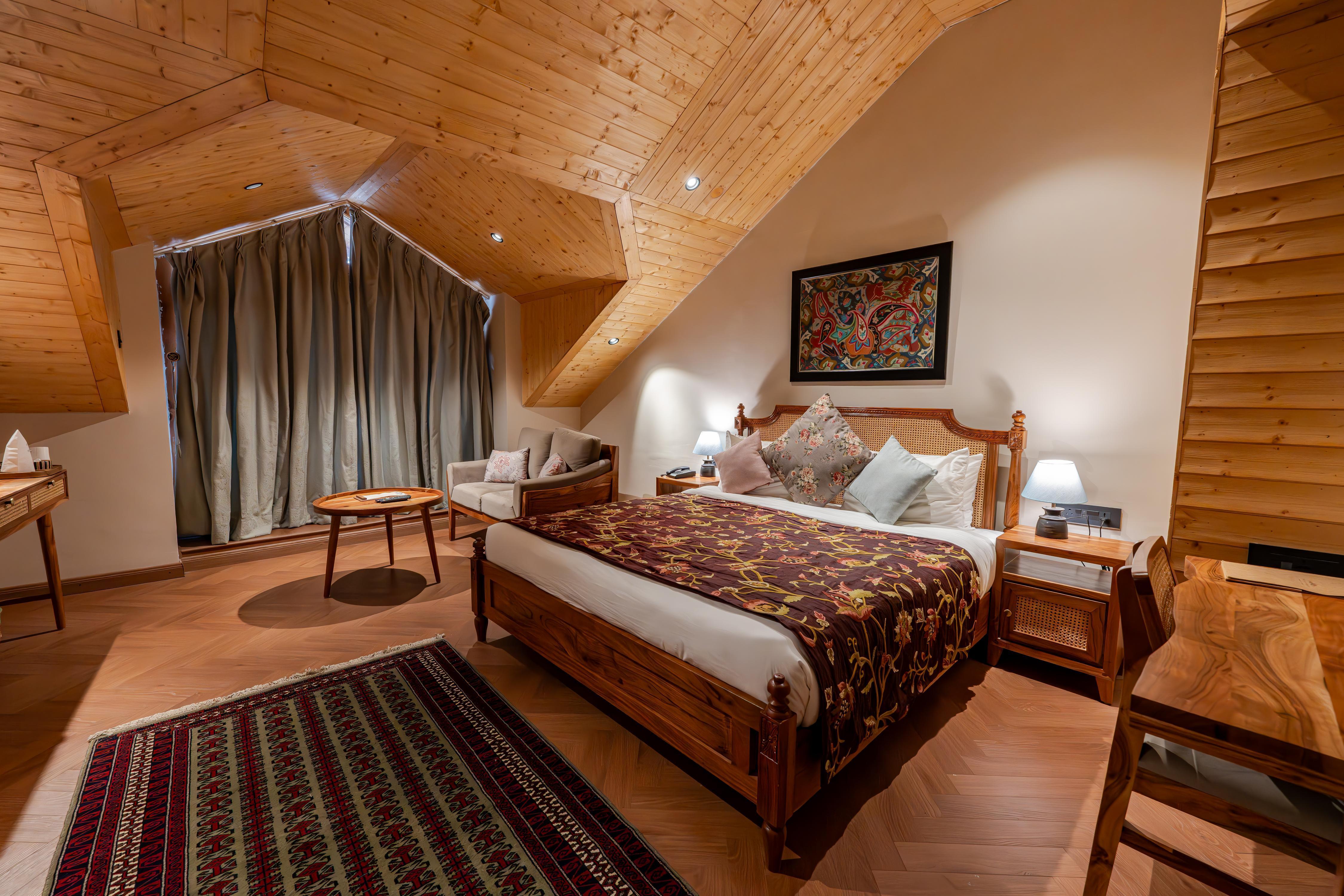 The Villa Himalaya Room Type - Luxury Balcony Room (Atic River View)