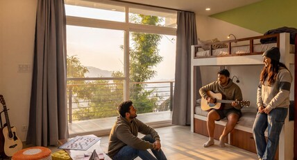 Zostel Banikhet (Dalhousie) Room Type - 1 Bunk Bed | Deluxe 6 Bed Mixed Dorm | Outside Common Washroom Zostel Banikhet (Dalhousie) Room Type - 1 Bunk Bed | Deluxe 6 Bed Mixed Dorm | Outside Common Washroom