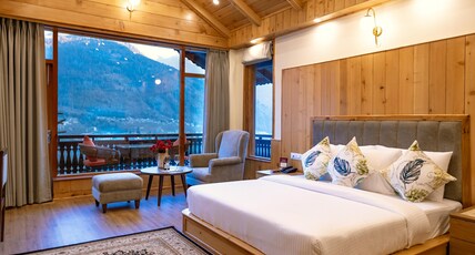 Holiday Heights & Spa Manali Room Type - CAESAR HONEYMOON VIEW ROOM (Centrally Heated and Cooled) Holiday Heights & Spa Manali Room Type - CAESAR HONEYMOON VIEW ROOM (Centrally Heated and Cooled)