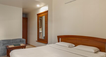 Hotel Sudhir New ( 900 metres from Nakki lake ) Room Type - Semi Deluxe Non Ac (Only For Families And Couples) Hotel Sudhir New ( 900 metres from Nakki lake ) Room Type - Semi Deluxe Non Ac (Only For Families And Couples)