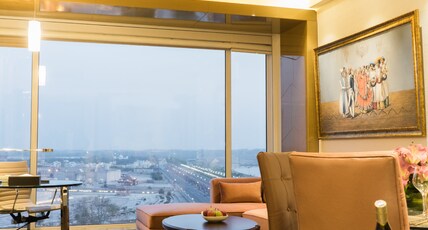 Renaissance Lucknow Hotel, Gomti Nagar Room Type - 1 Bedroom Suite, 1 King, Park View, High floor Renaissance Lucknow Hotel, Gomti Nagar Room Type - 1 Bedroom Suite, 1 King, Park View, High floor