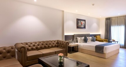 Delite Sarovar Portico Faridabad Room Type - Suite - 1 Double Bed 58SQM Free WiFi Delite Sarovar Portico Faridabad Room Type - Suite - 1 Double Bed 58SQM Free WiFi