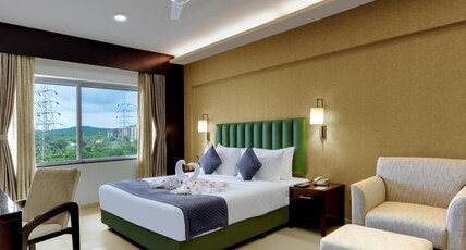 The Fern Residency Pune, Vadgaon-Talegaon, Series by Marriott Room Type - Winter Green Room, 1 King Bed