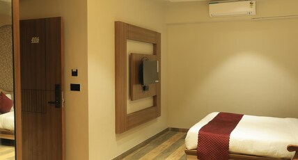 Hotel Narayan Inn. Room Type - 4 Bedded AC Family Room (Price is for 4 adults)