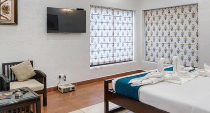 Gajraj Trails Resort Room Type - Luxury Cottages with Garden View