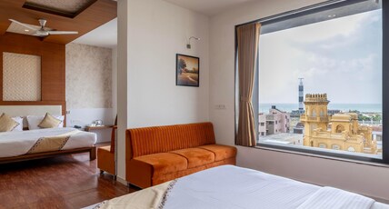 HOTEL MANEK THE OCEAN VIEW Room Type - 4 Bedded AC Family Room (Price is for 4 Adults)