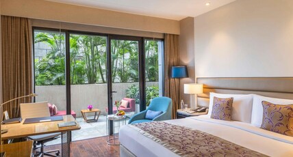 The Leela Ambience Convention Hotel Delhi Room Type - Deluxe Room with Balcony
