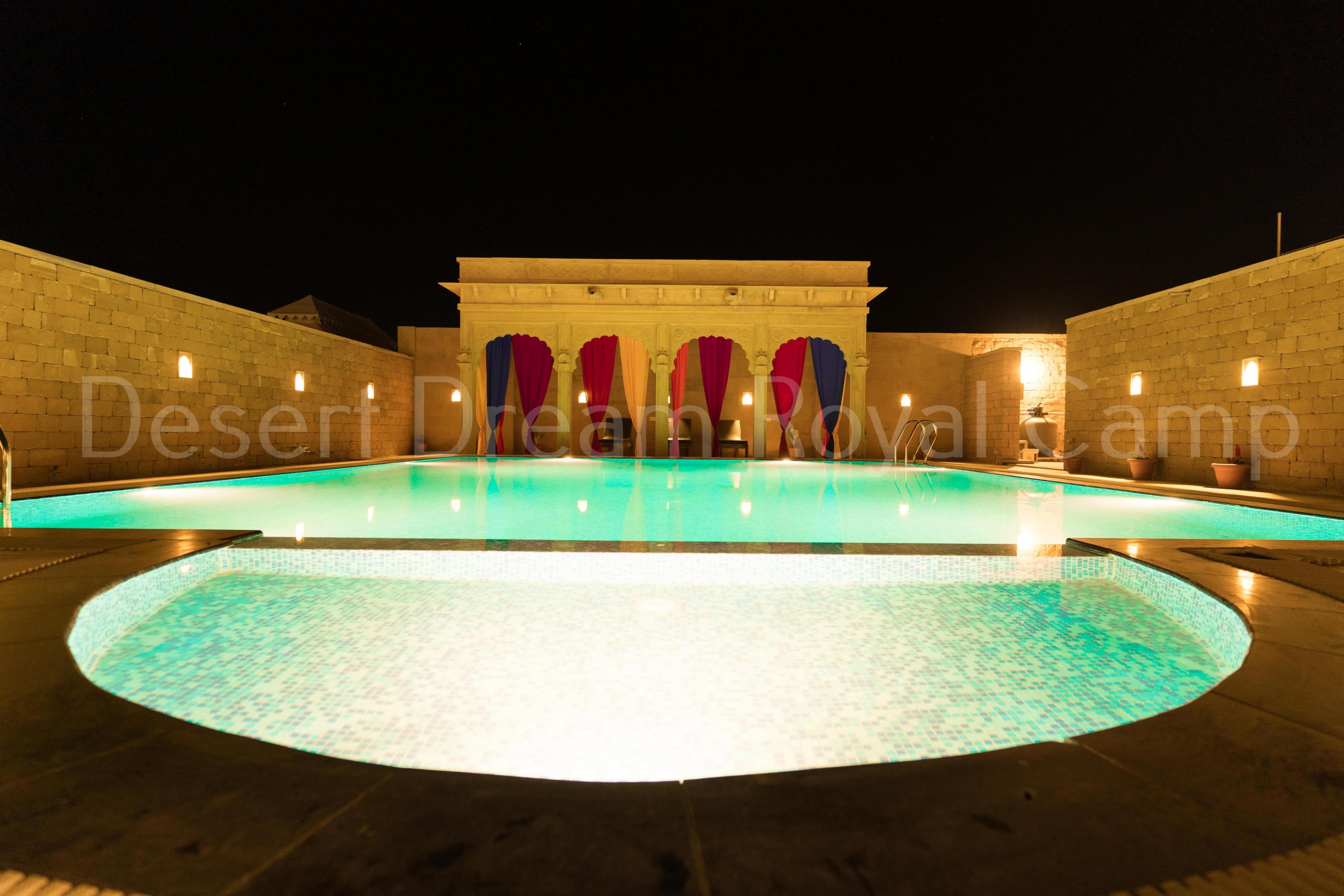 Desert Dream Royal Camp | Swimming Pool & Multi-Cuisine Restaurant - Tap to explore photos