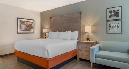 Best Western Plus King's Inn & Suites Room Type - 1 King Bed, Non-Smoking, Pet Friendly Room, Work Desk, Microwave And Refrigerator, Shower Only, Full Best Western Plus King's Inn & Suites Room Type - 1 King Bed, Non-Smoking, Pet Friendly Room, Work Desk, Microwave And Refrigerator, Shower Only, Full