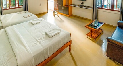 Hare Rama Hare Krishna - EESHA Hotel Room Type - Family Four bed with Balcony View ( 1st Floor without lift) Hare Rama Hare Krishna - EESHA Hotel Room Type - Family Four bed with Balcony View ( 1st Floor without lift)