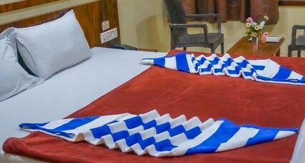 Hotel Apana with Sea face pure veg Restaurant Room Type - Double Bed Back Side AC Room