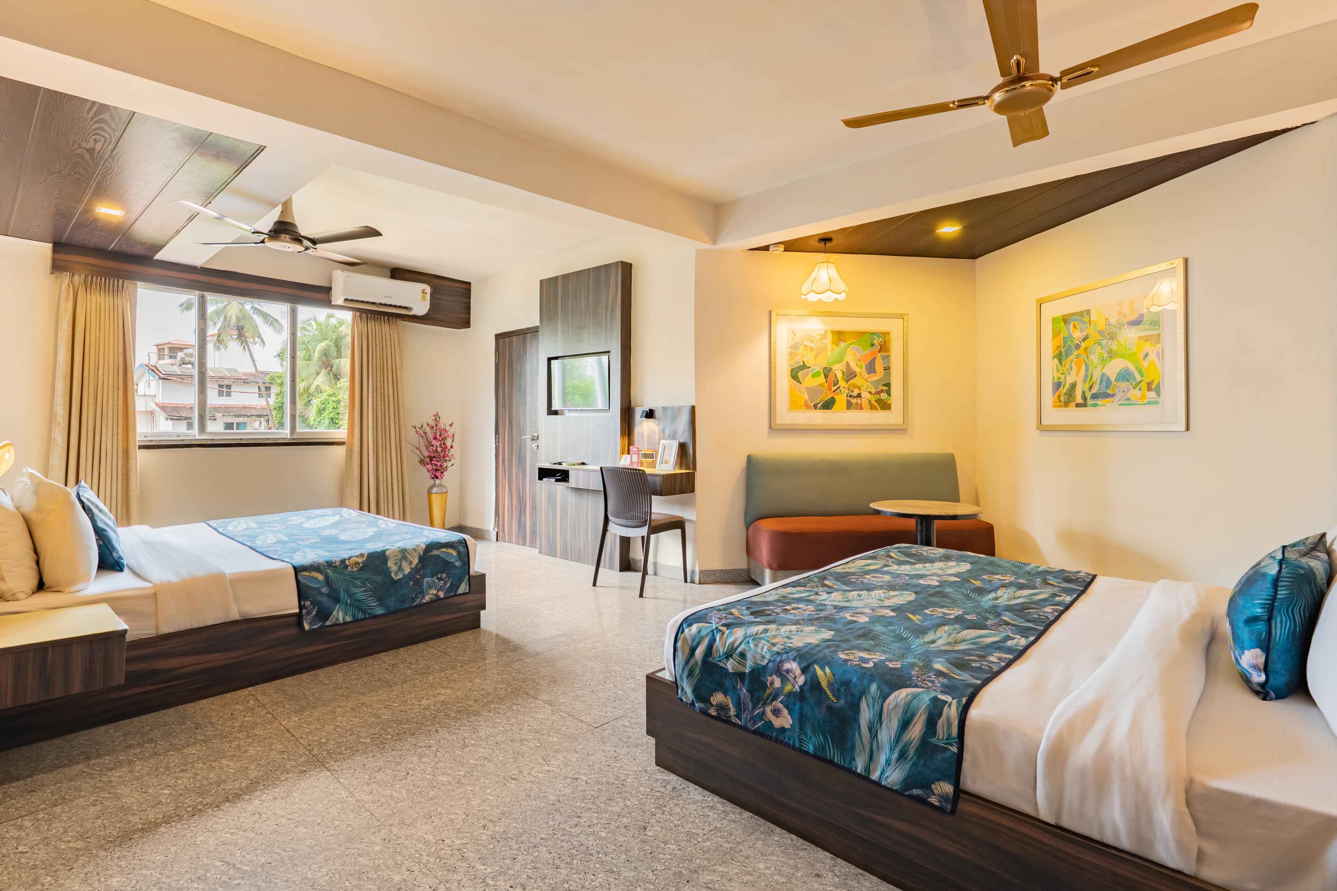 Summit Calangute Resort & Spa Room Type - Family Room with Private Balcony