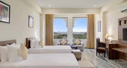 Regenta Central Mewargarh Room Type - Premier Twin Lake Facing Rooms