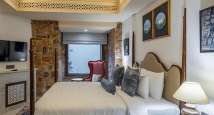 Juna Mahal Jungle Resort Ranthambore. Room Type - Double Bedroom Pool Villa Juna Mahal Jungle Resort Ranthambore. Room Type - Double Bedroom Pool Villa